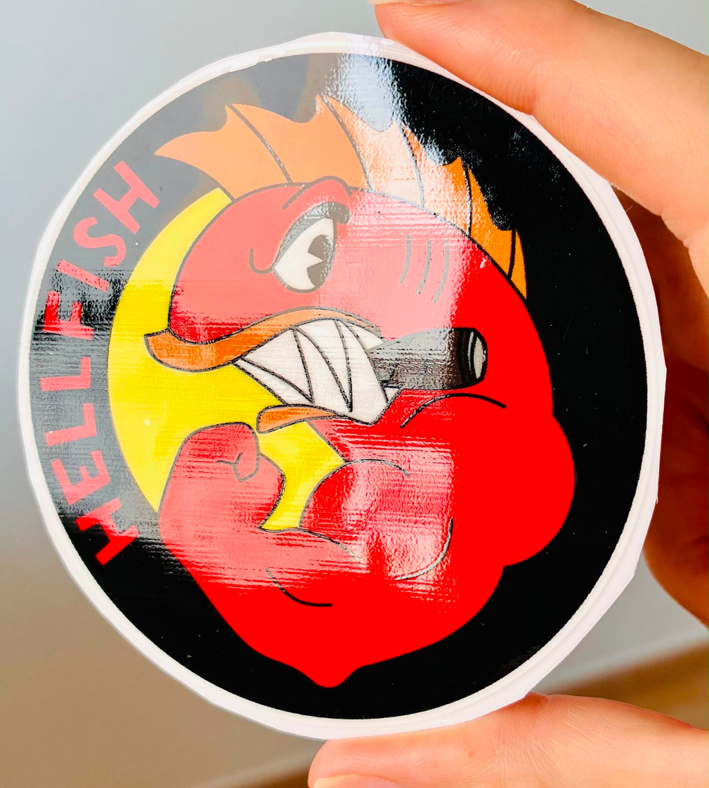 PEGATINA / STICKER HEELLLFISH DTF UV