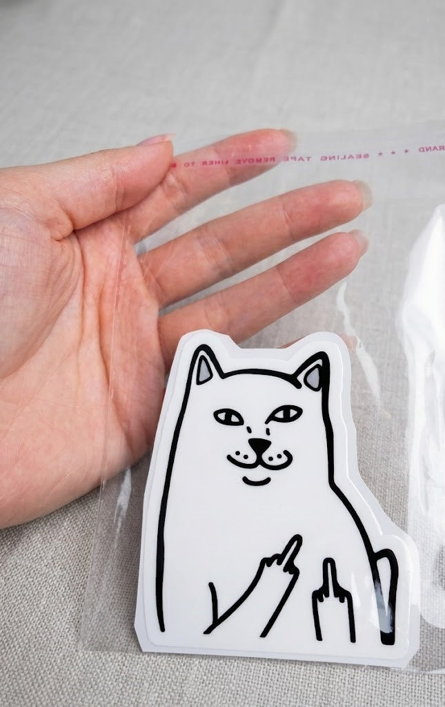 Sticker DTF UV "Sassy Cat" – Street Edition