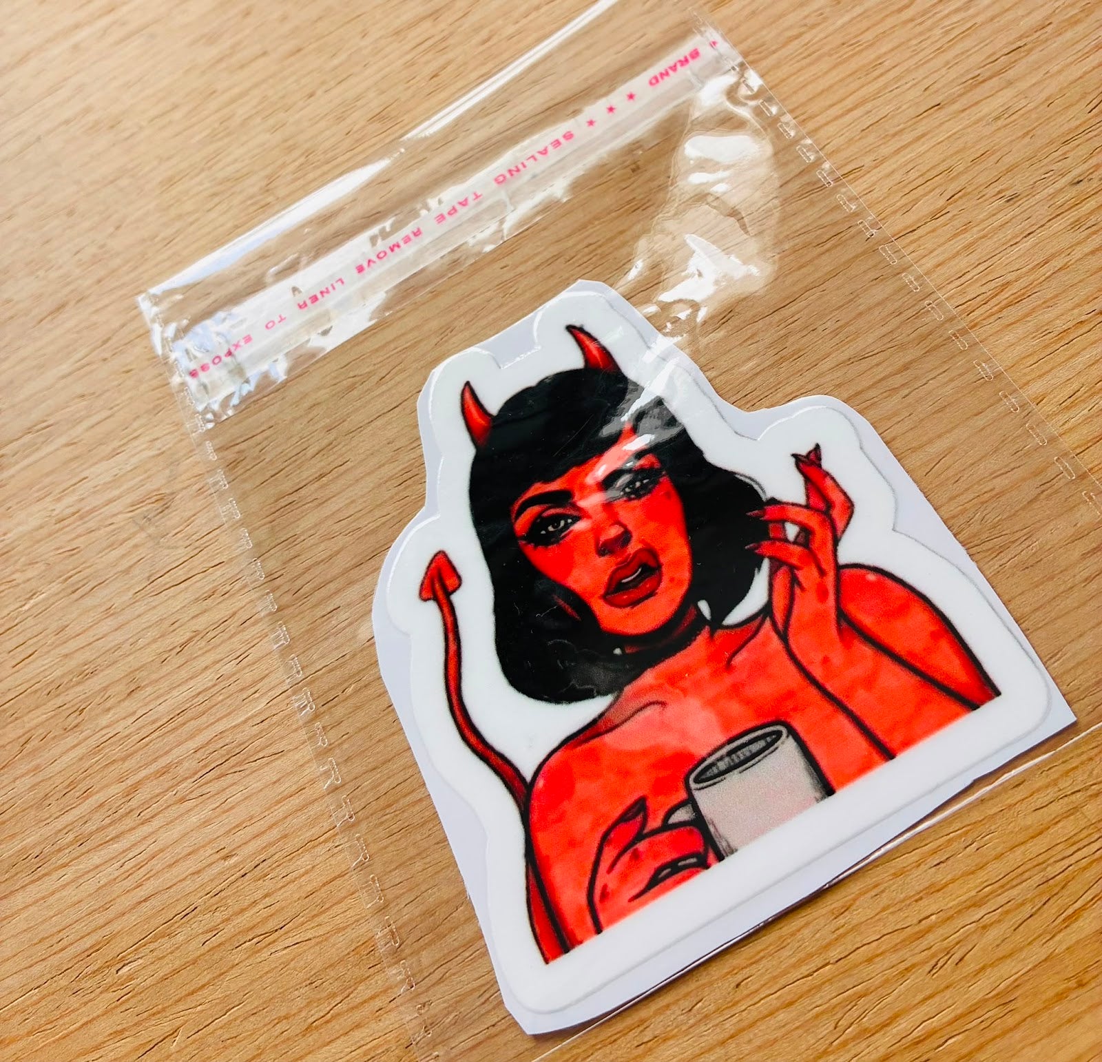 PEGATINA / STICKER DIABLA DTF UV