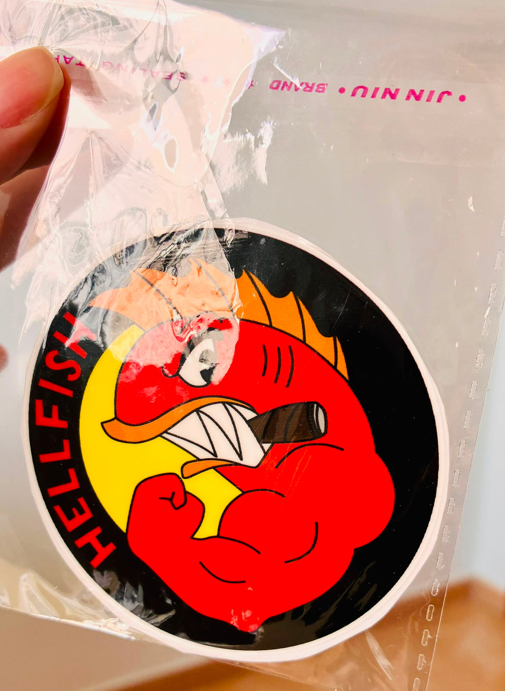 PEGATINA / STICKER HEELLLFISH DTF UV