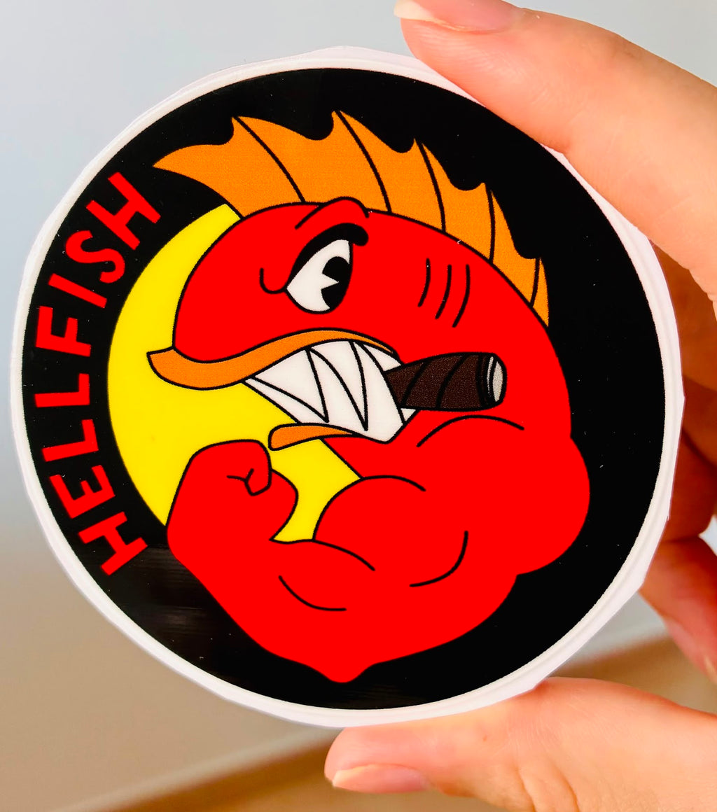 PEGATINA / STICKER HEELLLFISH DTF UV