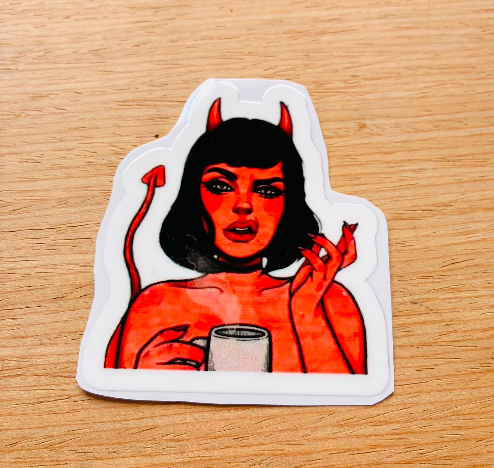 PEGATINA / STICKER DIABLA DTF UV