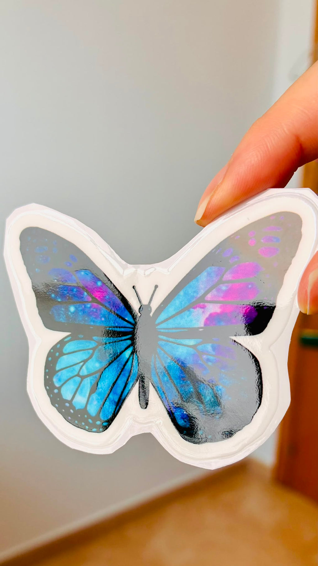 PEGATINA / STICKER MARIPOSA DTF UV