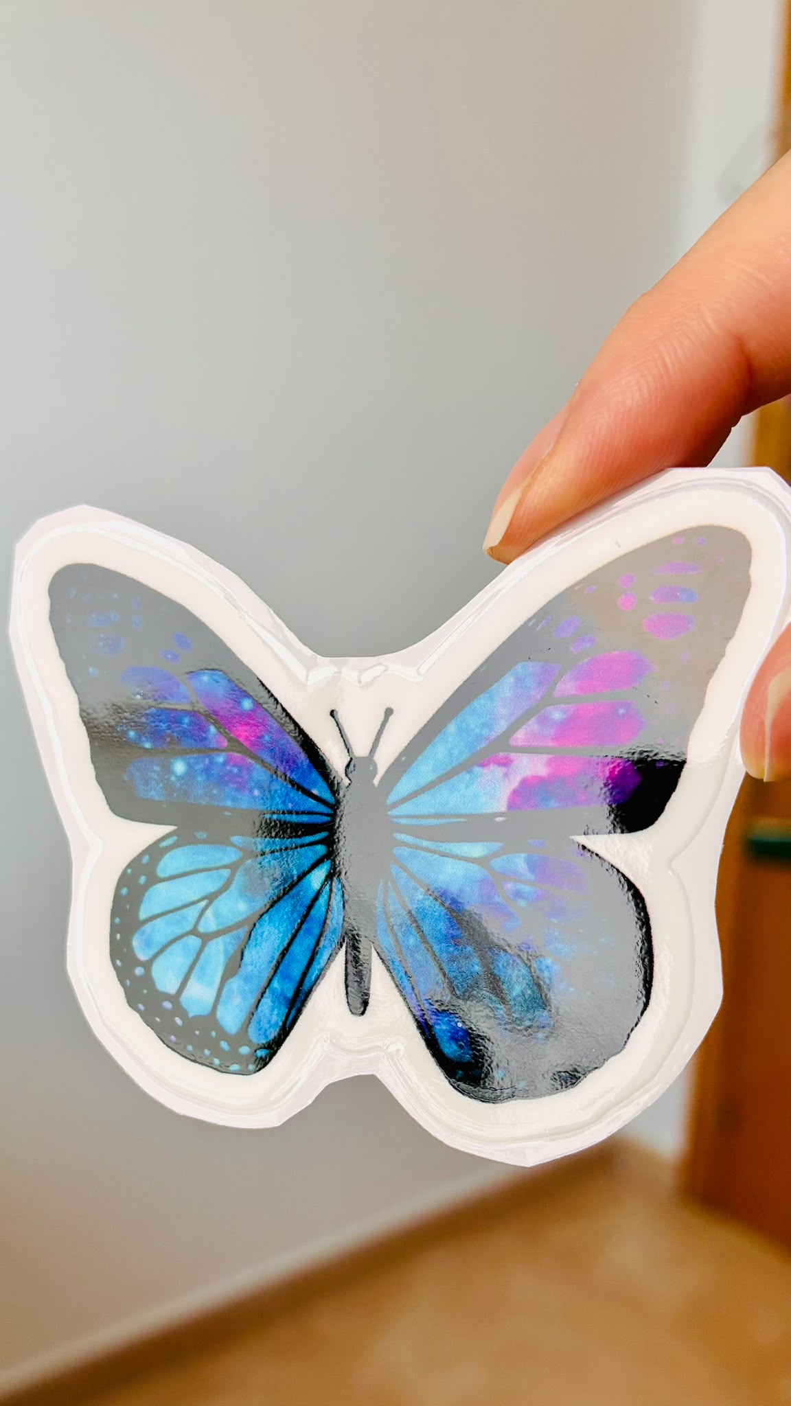 PEGATINA / STICKER MARIPOSA DTF UV
