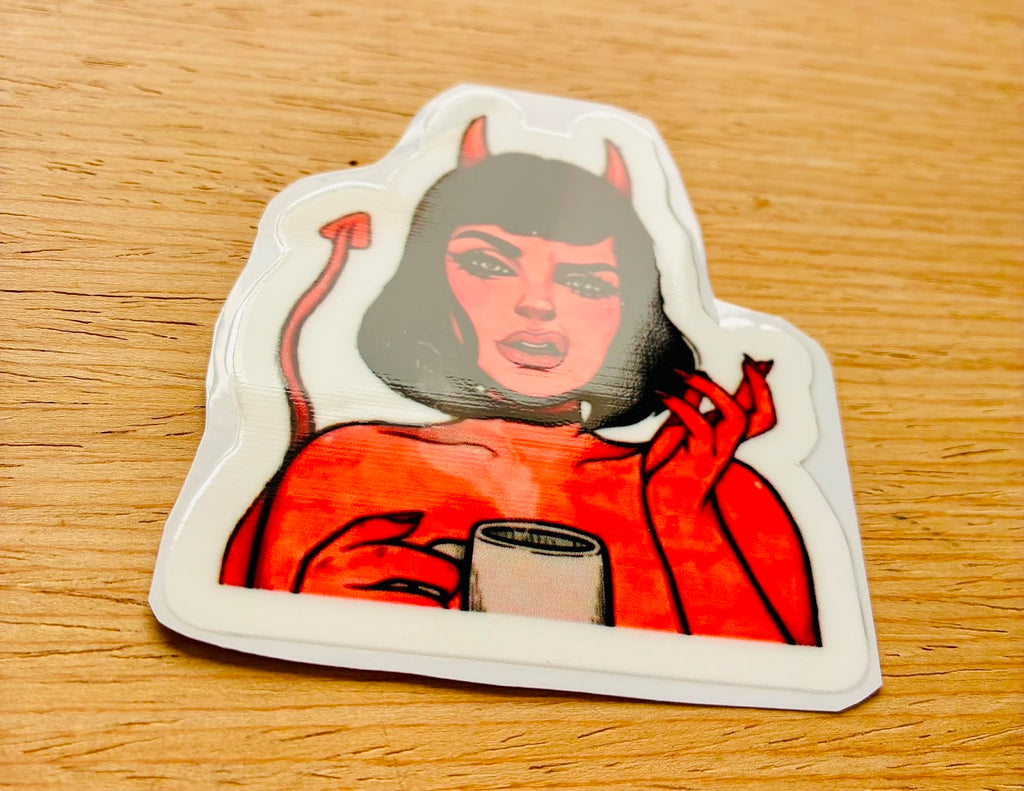 PEGATINA / STICKER DIABLA DTF UV