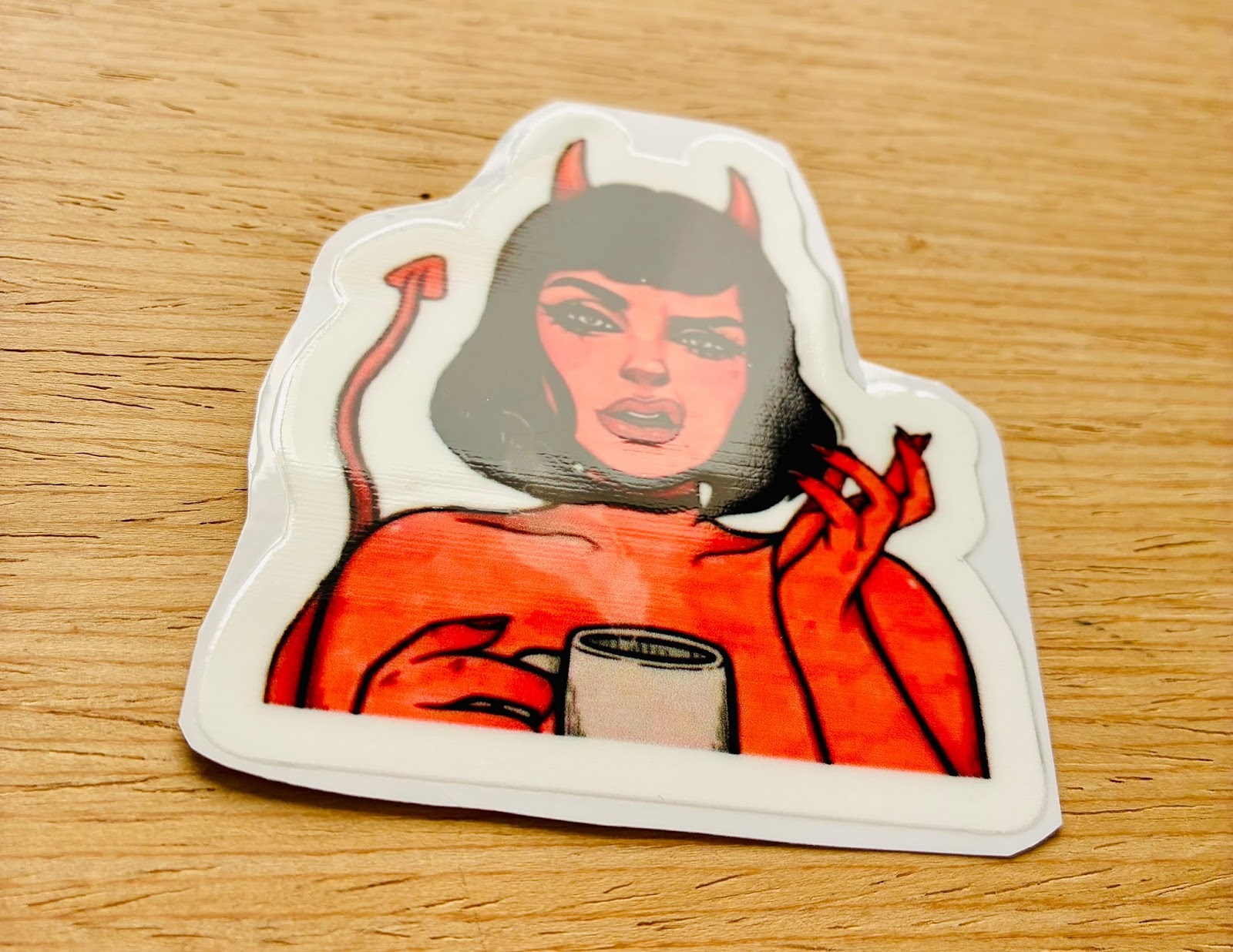PEGATINA / STICKER DIABLA DTF UV