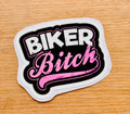PEGATINA / STICKER BIKER BITCH DTF UV