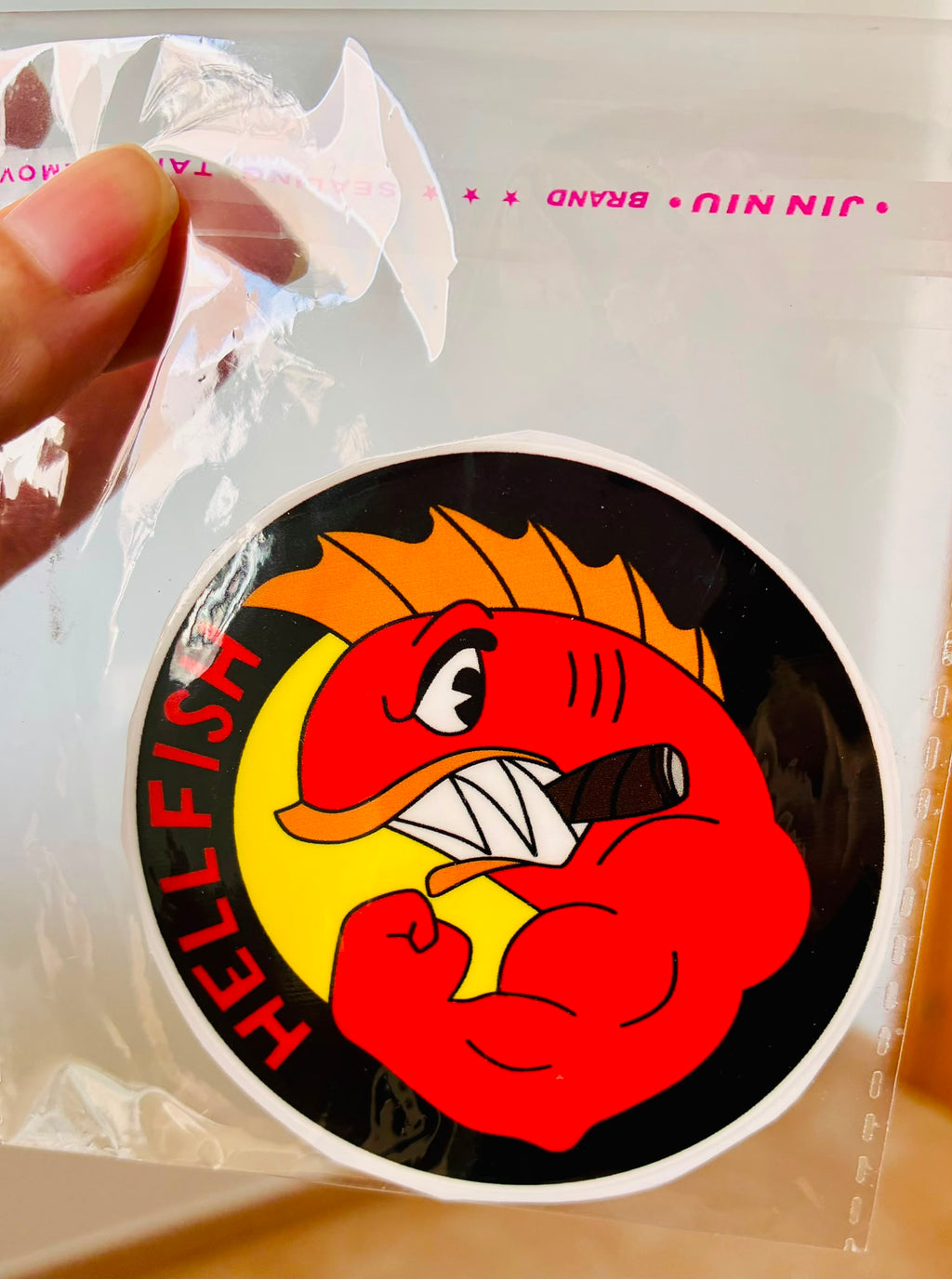 PEGATINA / STICKER HEELLLFISH DTF UV