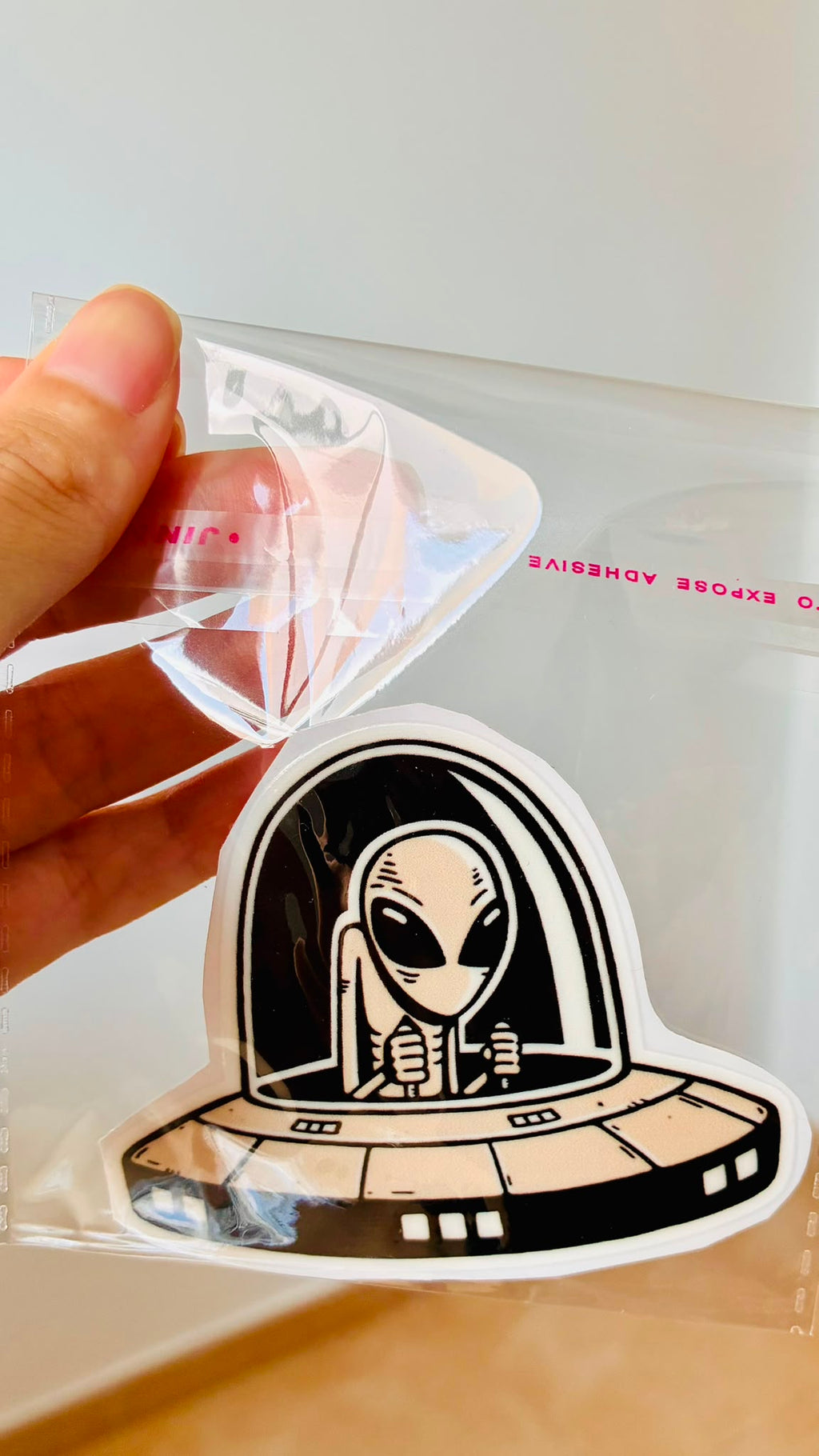 PEGATINA / STICKER OVNI DTF UV