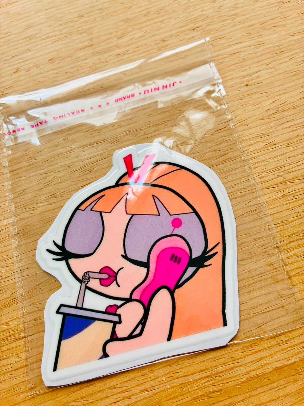 Sticker DTF UV "CHICA BOMBOM" – Soft Edition
