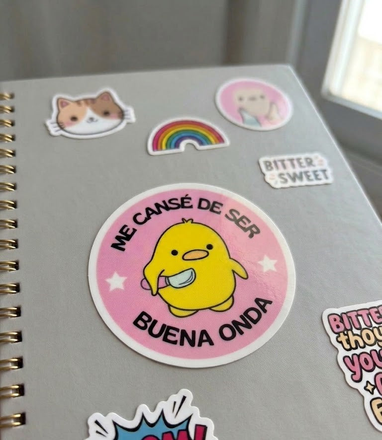 Sticker DTF UV "Buena Onda Duck" – Soft Edition