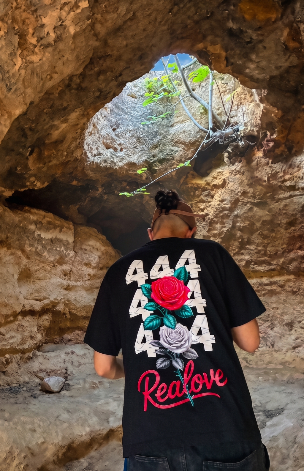 Camiseta Oversize "Realove 444" – 210g Premium Streetwear