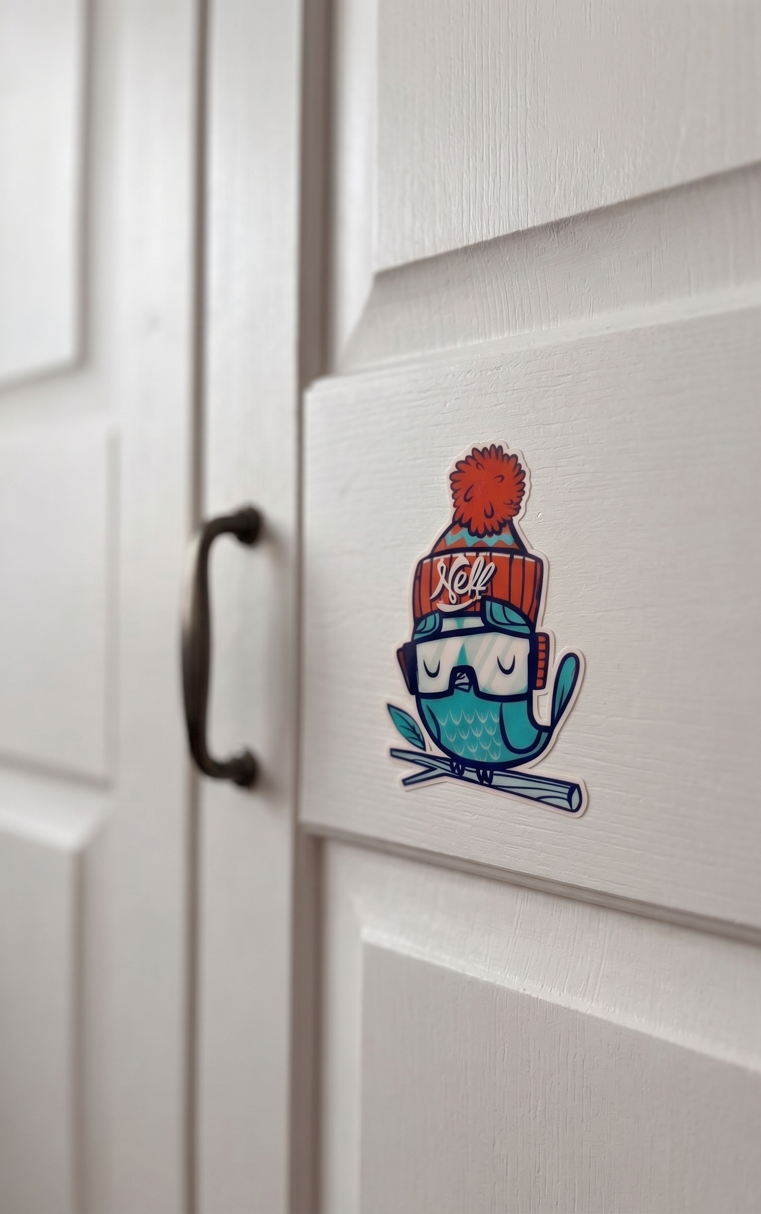 Sticker DTF UV "Winter Bird" – Soft Edition