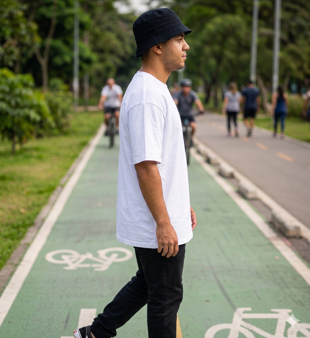 Camiseta Oversize "Sensei Vibes" – White Edition