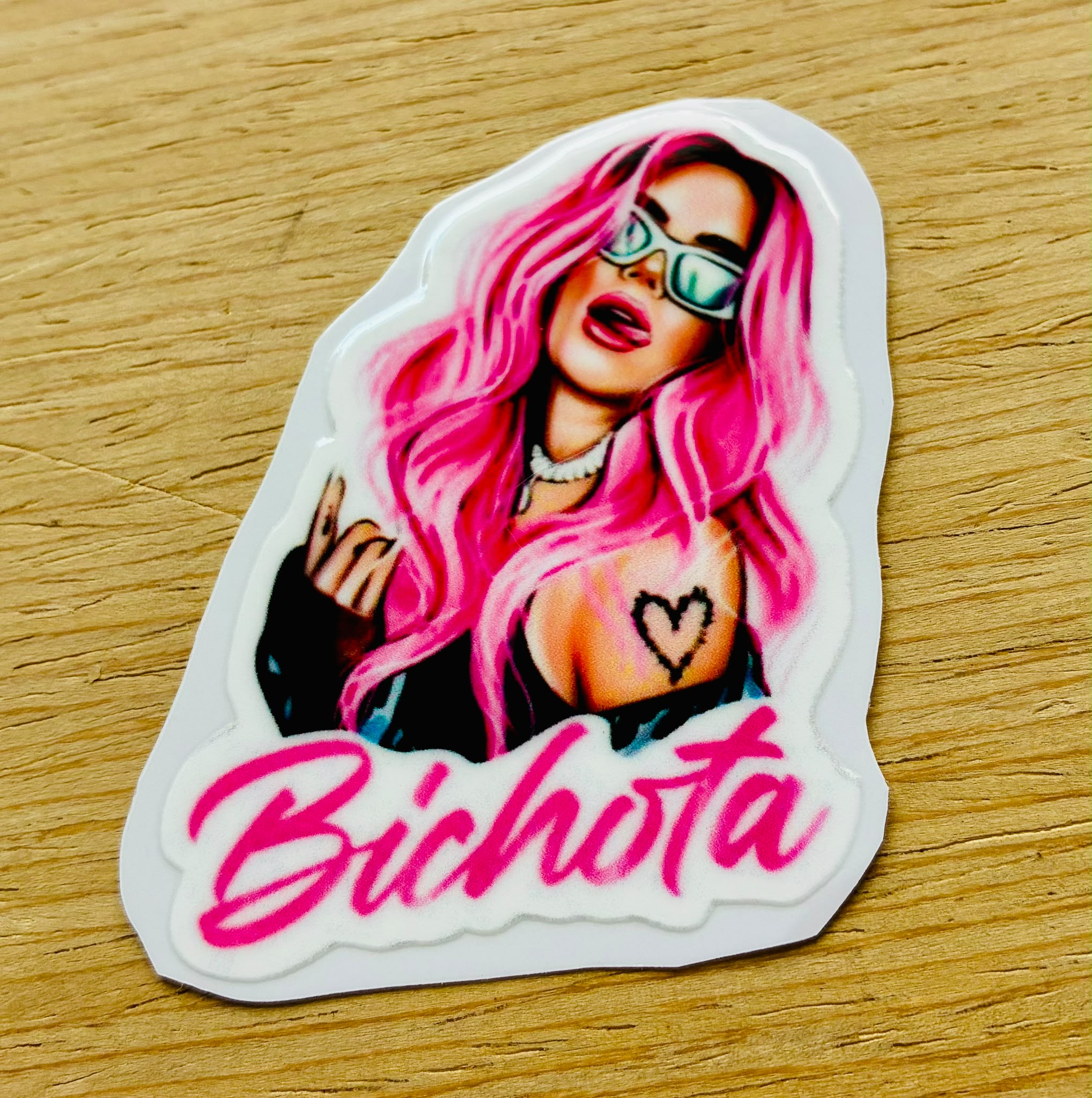 Sticker DTF UV "BICHOTA" – Soft Edition