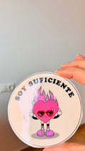 Sticker DTF UV "Soy Suficiente" – Soft Edition