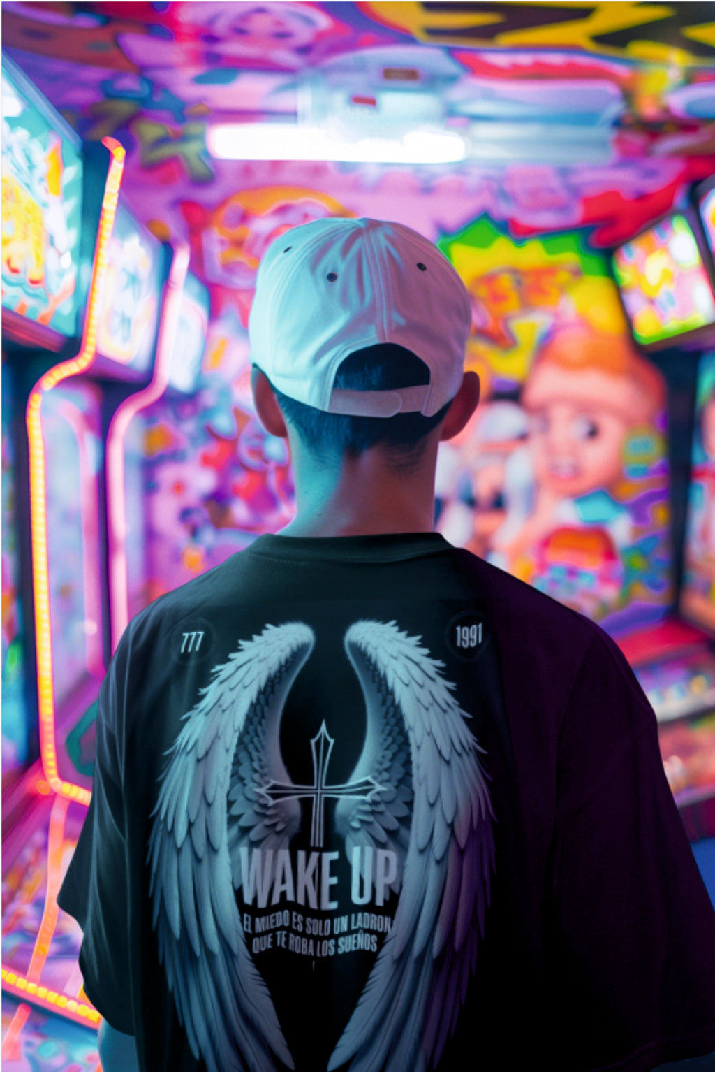 Camiseta Oversize "Wake Up" – 210g Premium & Streetwear