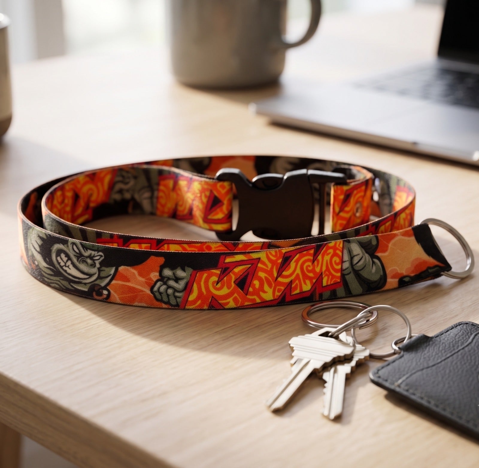 Lanyard Streetwear "Mad Gorilla" – Edición Limitada