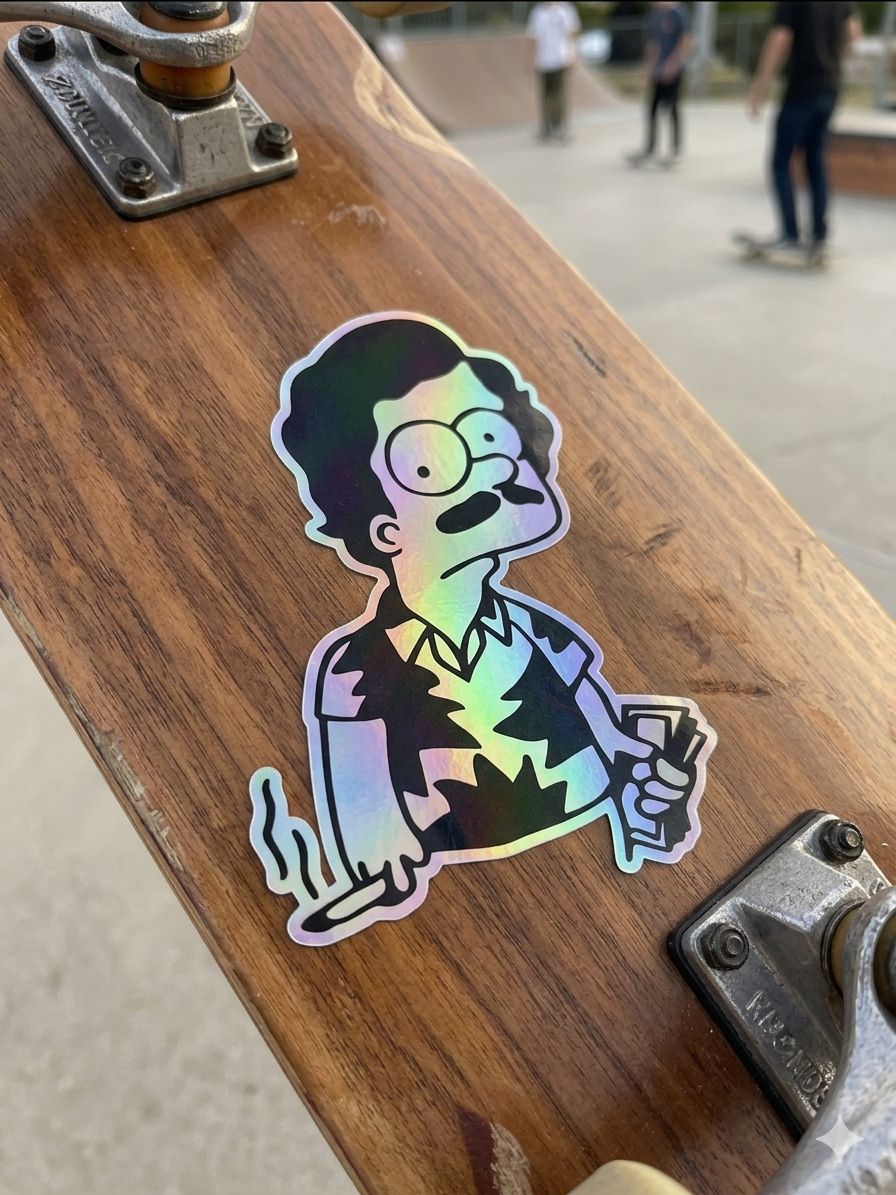 Sticker Mashup - Estilo Dibujo Animado Retro