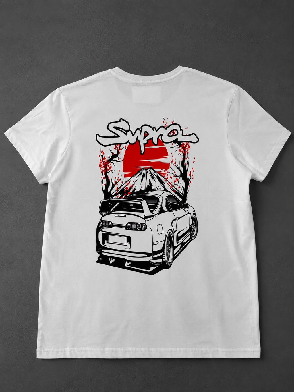 Camiseta Red Legend JDM vista trasera estampado  Supra - Bitter Sweet