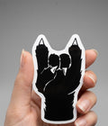 Sticker DTF UV "Rock Raven Hand" – Street Edition