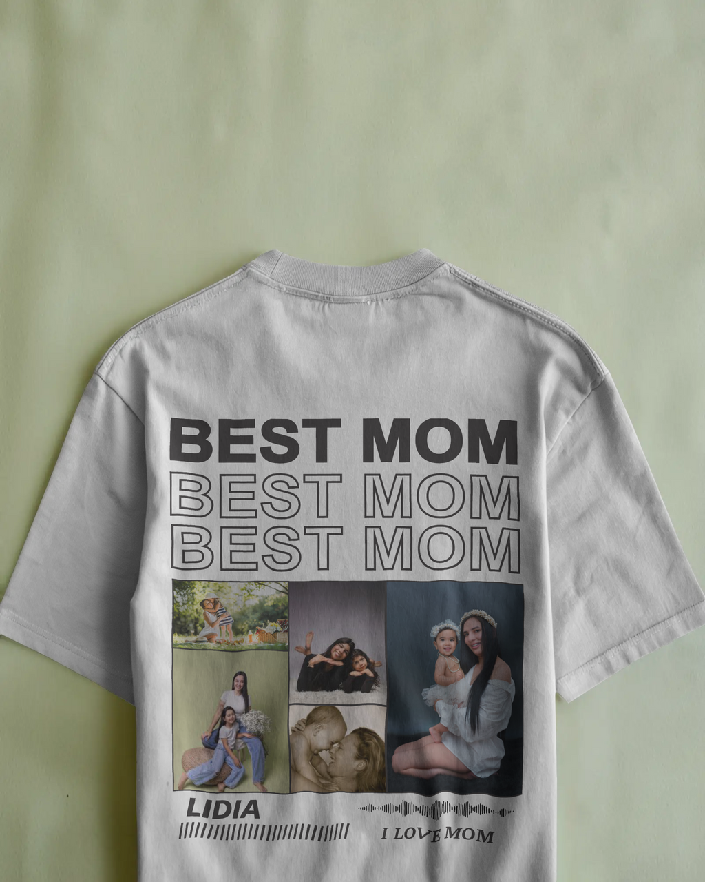 Camiseta Personalizada "Mamá, mi superhéroe" – 100% Algodón Premium (210gr)