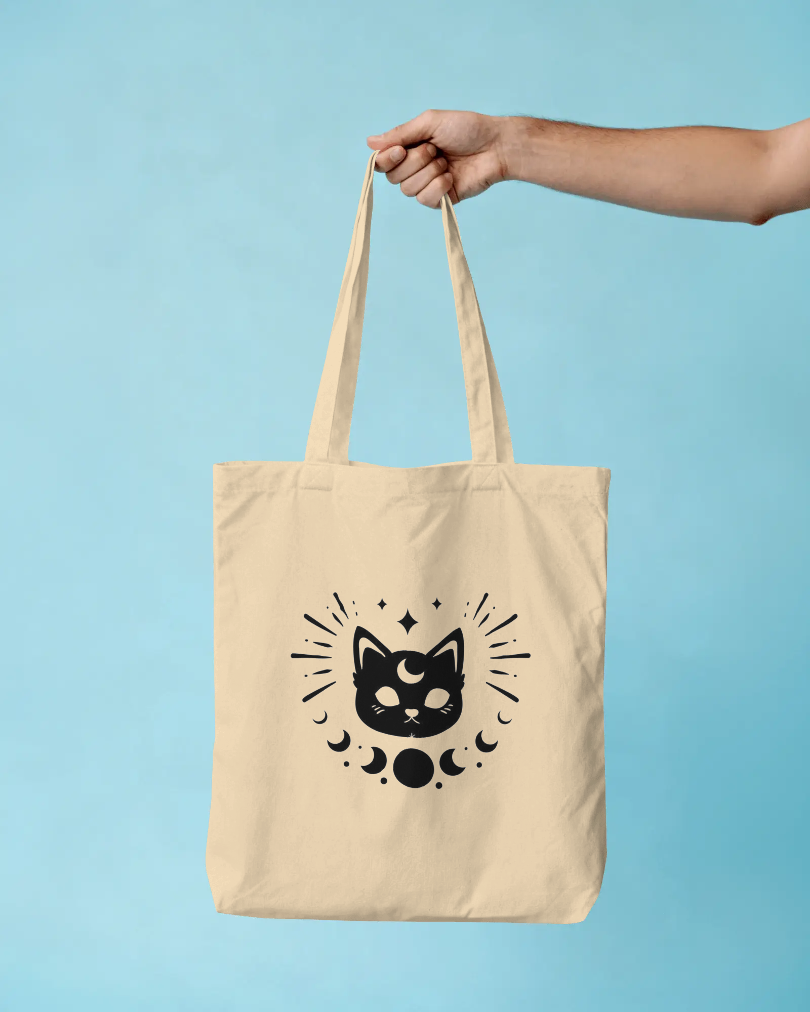 Tote Bag "Mystic Luna Cat"