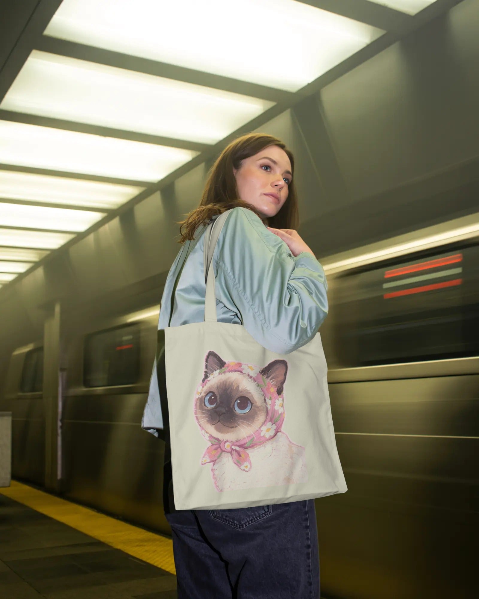 Bolsa ECO Gatito Vintage